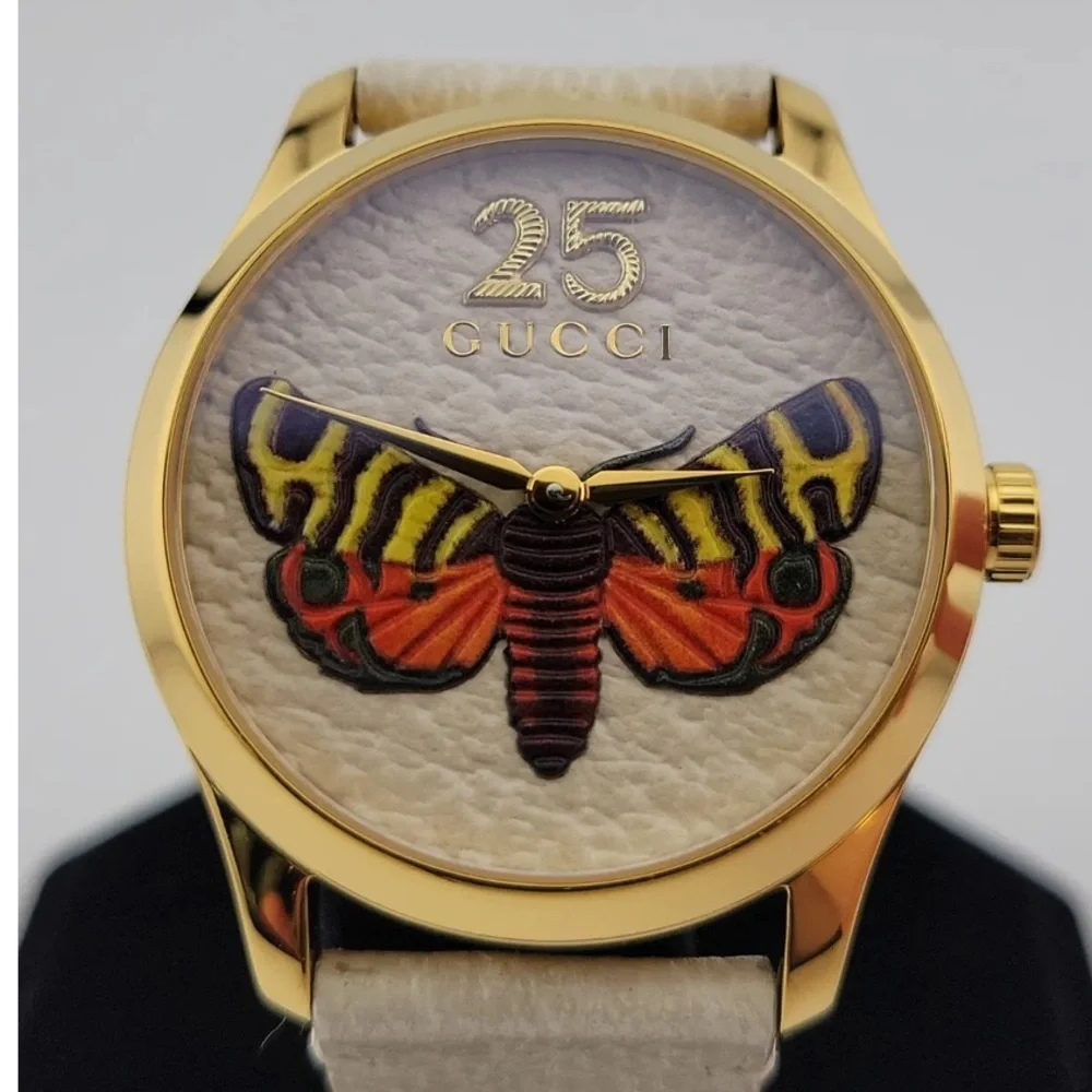 Gucci White Butterfly 🦋 Watch